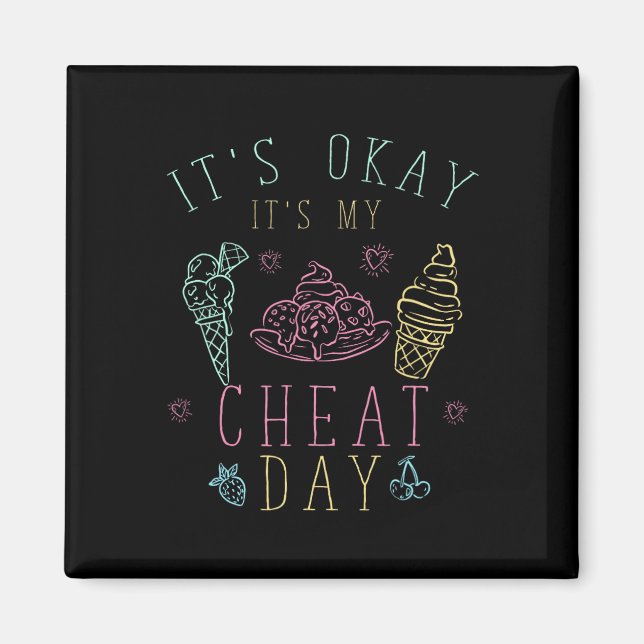 Fitness Trainer Gift Ice Cream sin mitt Che Magnet (Framsidan)