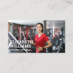 Fitness Trainer på Treadmills Visitkort