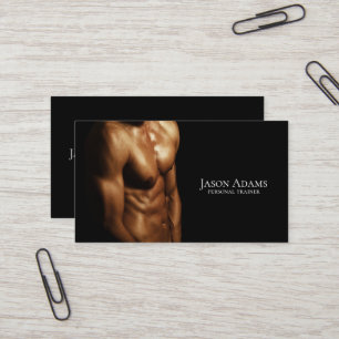 Fitness-tränare, personlig tränare visitkort