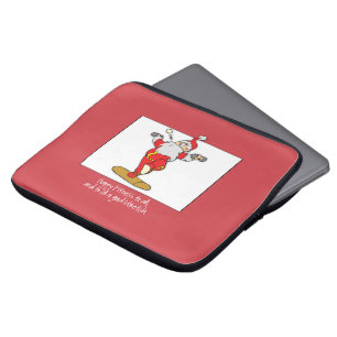 Fitness Utövar jul med tomten Laptop Fodral