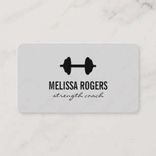 Fitness Weight Grått Struktur Visitkort