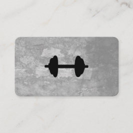 Fitness Weight Grått Struktur Visitkort