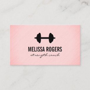 Fitness Weight Rosa Grunge Struktur Möte Tidsbeställning Kort