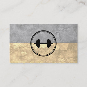 Fitness Weight Two Tone Struktur Visitkort