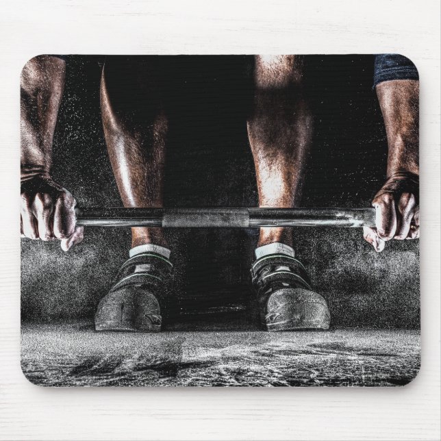 Fitness Weightlyftande Gym Workout Musmatta (Framsidan)