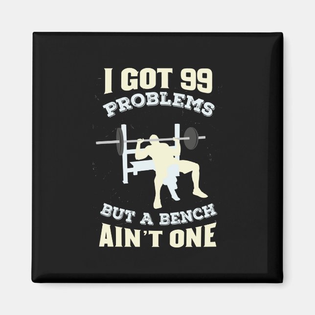 Fitness Workout Bodybuilding Magnet (Framsidan)