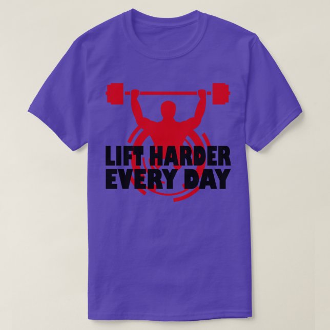 Fitness Workout Motivation T Shirt (Design framsida)
