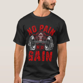 Fitness Workout Shirt 2025 | Ingen smärta nr Gain  T
