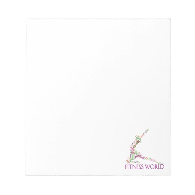Fitness World Anteckningsblock (Framsida)