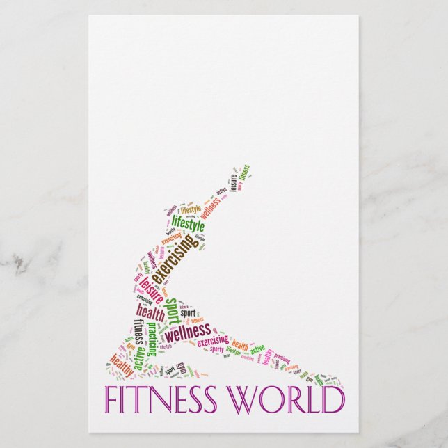 Fitness World Flygblad (Framsidan)