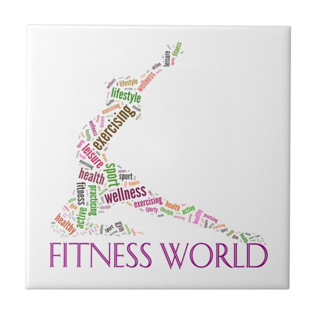 Fitness World Kakelplatta (Framsidan)