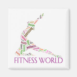 Fitness World Magnet