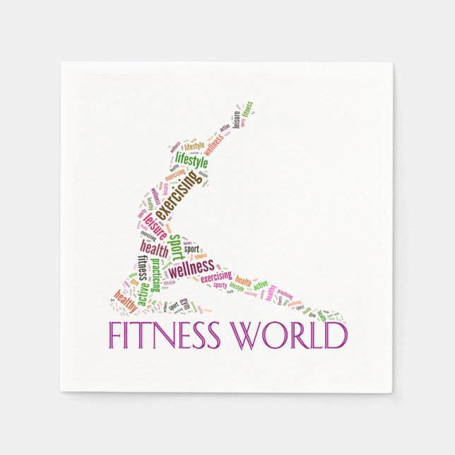Fitness World Pappersservett (Framsidan)