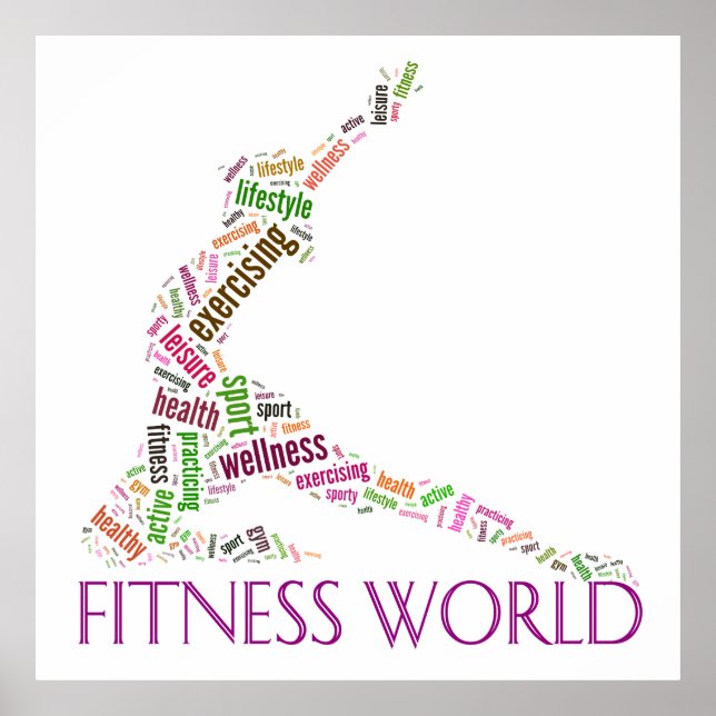 Fitness World Poster (Framsidan)