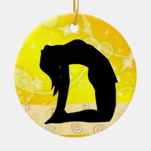 Fitness! Yoga - SRF Julgransprydnad Keramik