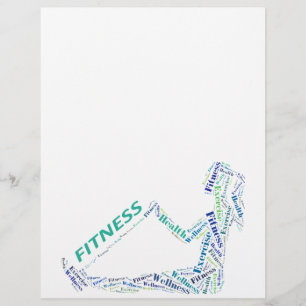 Fitnessflicka Reklamblad