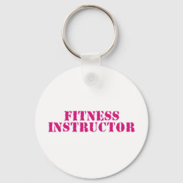 Fitnessinstruktör/Rosa Nyckelring