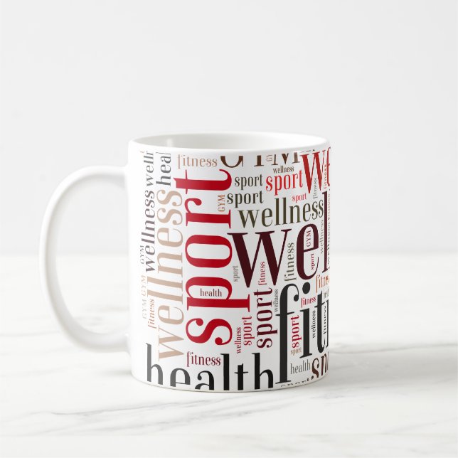 Fitnessord Kaffemugg (Vänster)