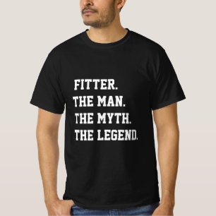 Fitter mannen Myth the Legend T-Shirt