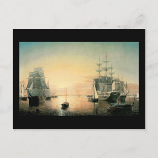 Fitz Hugh Lane Boston Harbour Vykort