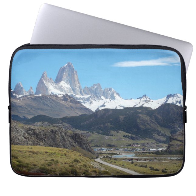 Fitz Roy/El Chalten Laptop Sleeve (Framsidan)