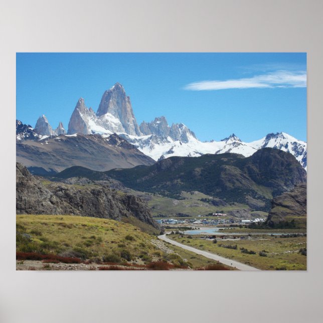 Fitz Roy / El Chalten Poster (Framsidan)