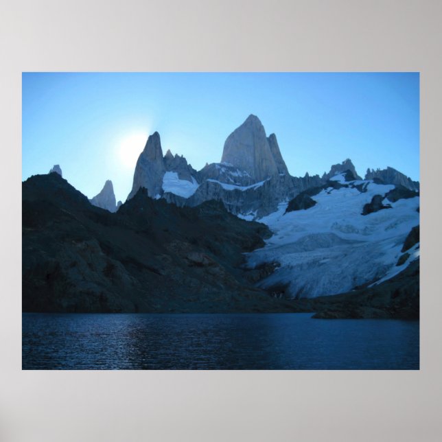 Fitz Roy och Laguna de los Tres Poster (Framsidan)