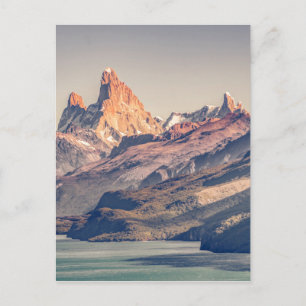 Fitz Roy och Poincenot Mountains Patagonia Vykort