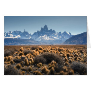 Fitz Roy, Patagonia, Argentina Hälsningskort