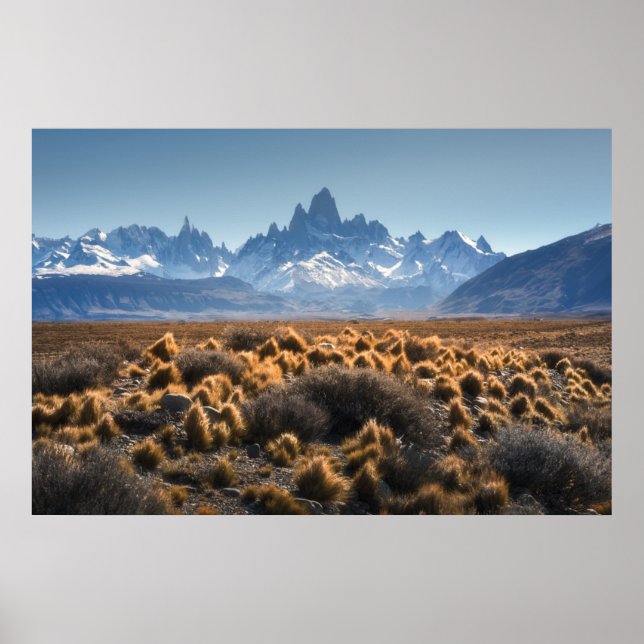 Fitz Roy, Patagonia, Argentina Poster (Framsidan)