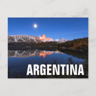 Fitz Roy reflexion Vykort