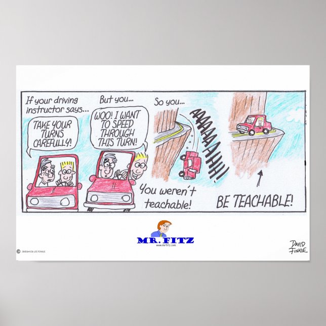 Fitz: Var lärbar 3 - Körning! Poster (Framsidan)