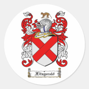 FITZGERALD FAMILY CREST - FITZGERALD JACKAR ARM RUNT KLISTERMÄRKE