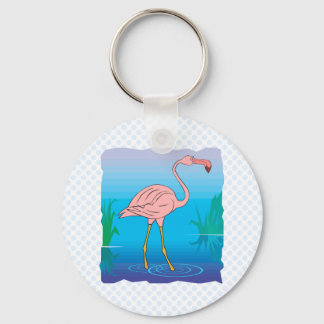 Fitzgerald Flamingo Nyckelring