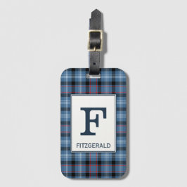 Fitzgerald Tartan Blue Play Mönster Bagagebricka