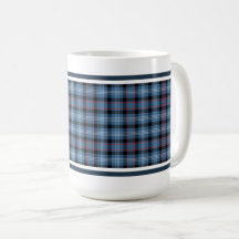 Fitzgerald Tartan Mönster Blue Irish Play