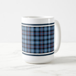 Fitzgerald Tartan Mönster Blue Irish Play Kaffemugg