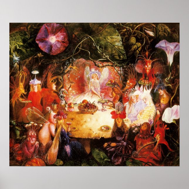 Fitzgerald's "The Älvors Banquet" - Skriv ut Poster (Framsidan)