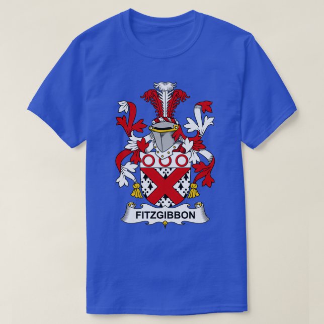 Fitzgibbon Jackar om Arm Family Crest T Shirt (Design framsida)