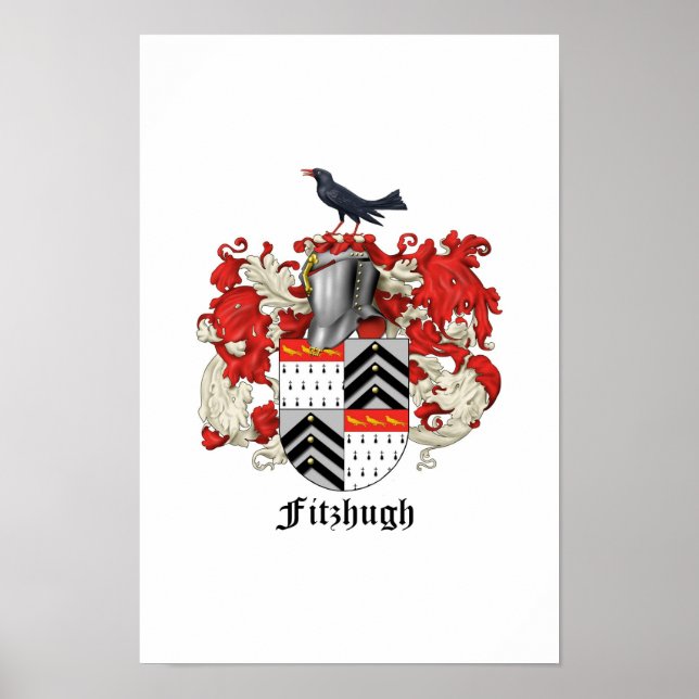 Fitzhugh Family Heraldry - 2 Poster (Framsidan)