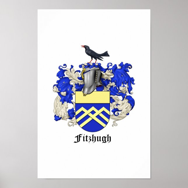 Fitzhugh Family Heraldry Poster 1 (Framsidan)