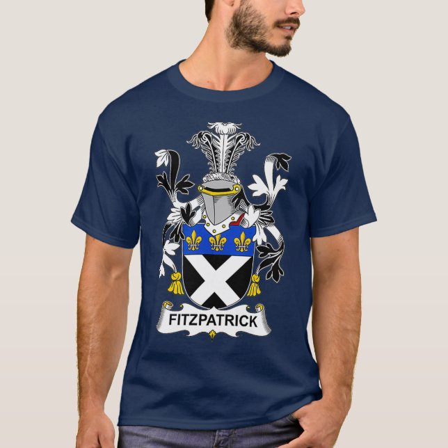 Fitzpatrick Jackar om Arm Family Crest T Shirt (Framsida)
