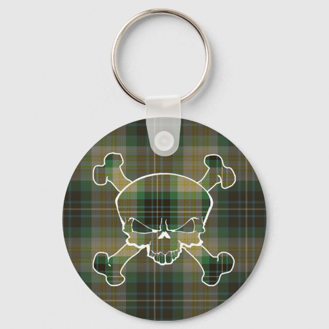 Fitzpatrick Tartan Skull, ingen Nyckelring (Framsida)