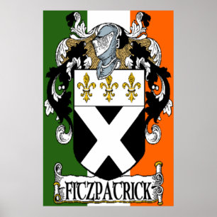Fitzpatrick vapensköldtryck poster