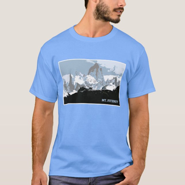 Fitzroy Mountain, Patagonia, Argentina T Shirt (Framsida)