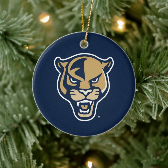 FIU Panther Head Julgransprydnad Keramik (Träd)