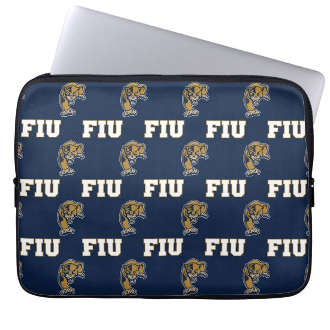 FIU Panthers Mönster Laptop Fodral (Framsidan)