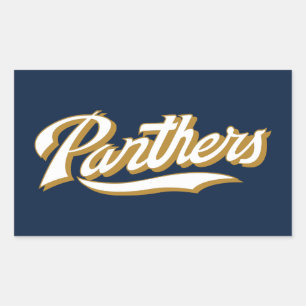 FIU Panthers-skript Rektangulärt Klistermärke
