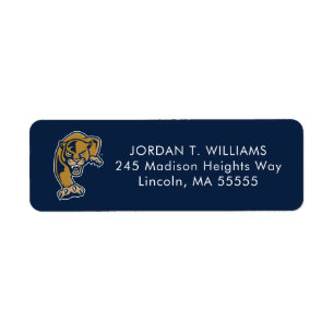FIU Panthers Studenten Returadress Etikett