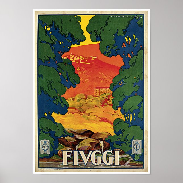 Fiuggi Poster (Framsidan)